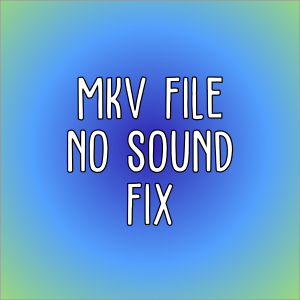 MKV NO SOUND