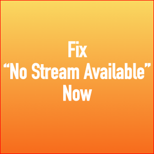 no stream available kodi fix