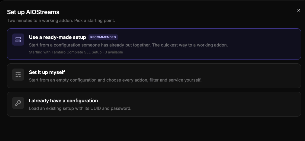 01 - install aiostreams nuvio addon