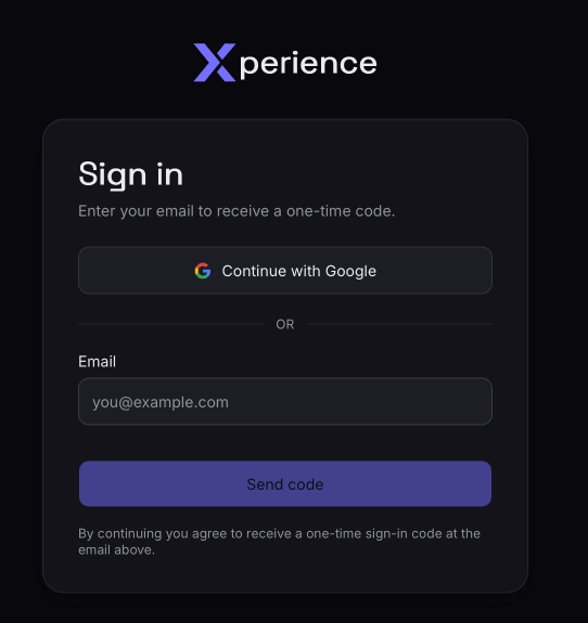 01 - install xperience nuvio sign in to xperience