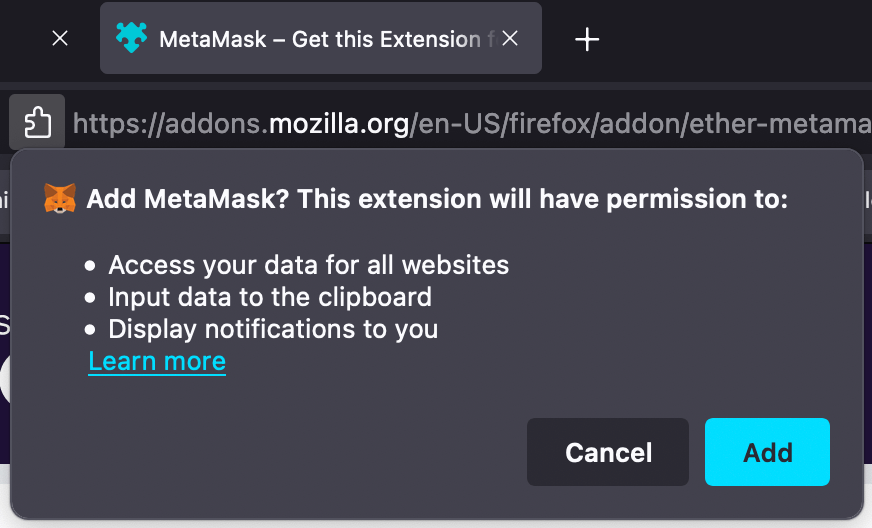 04 - how to install metamask on firefox add extension