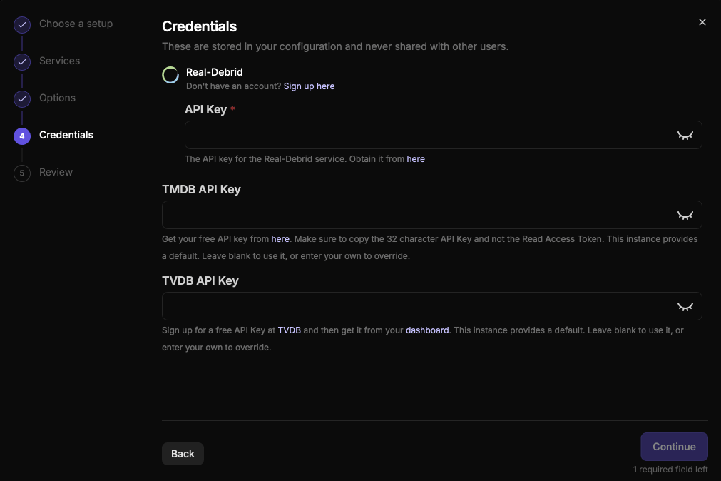 04 - install aiostreams nuvio addion credentials