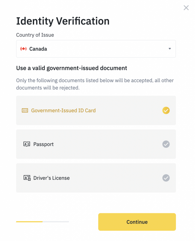 05 - how to verify your binance account government issued id