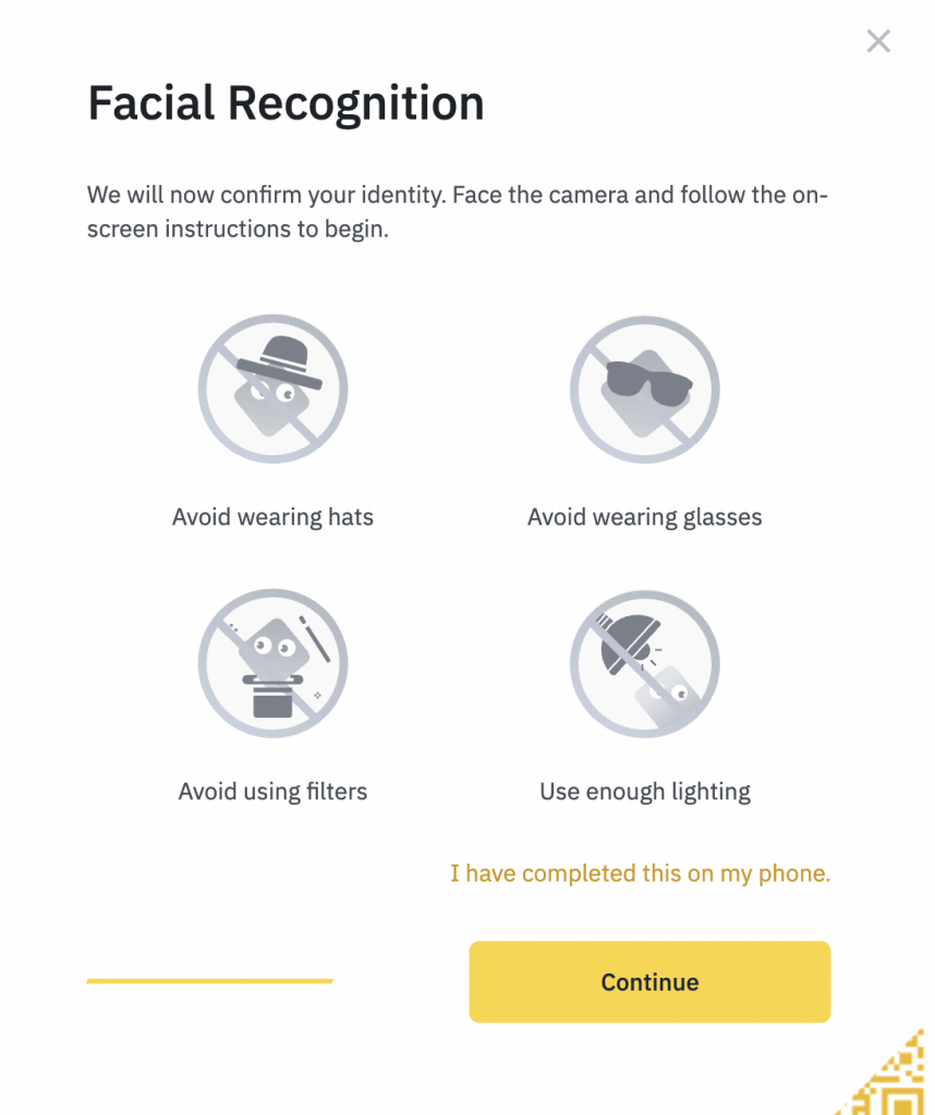 08 - how to verify your binance account facial recognition