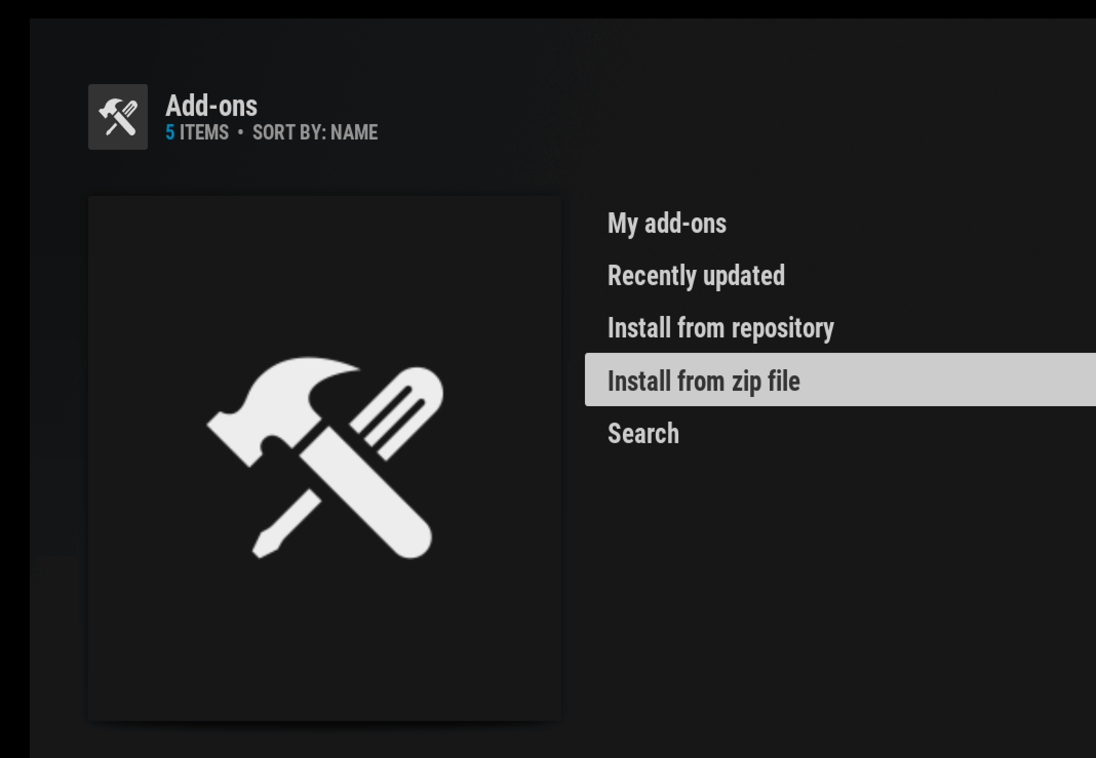 Kodi how to add addons