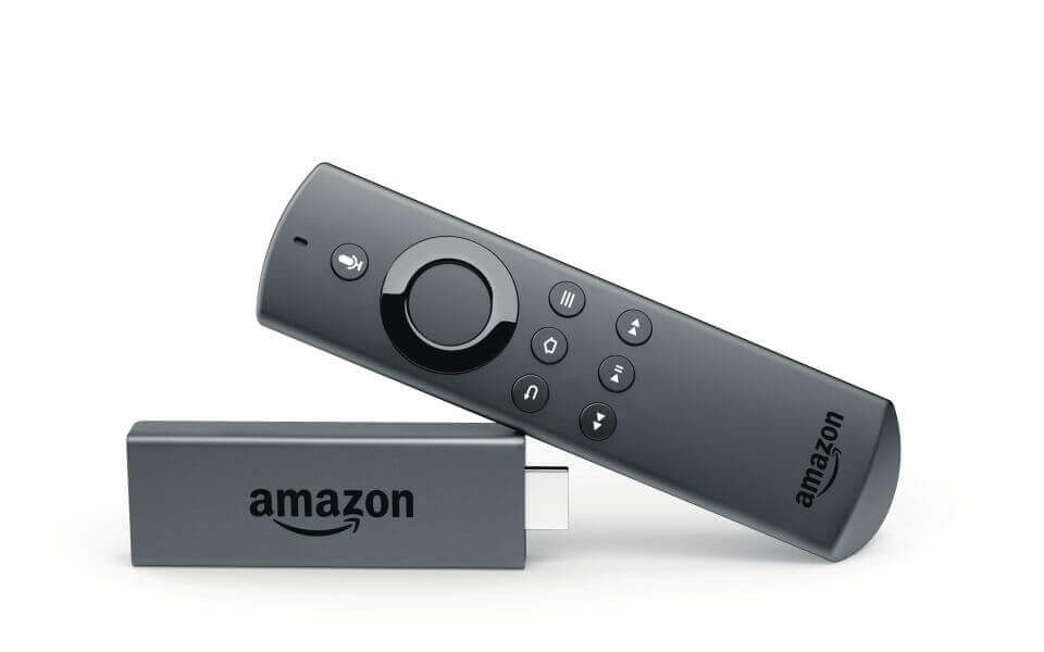 picture of amazon fire stick kodi box and remote