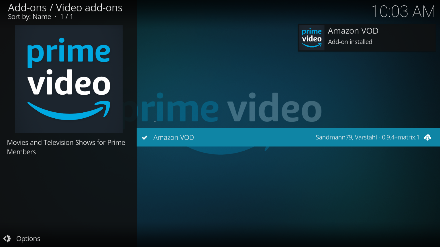 How to Quickly Install the Amazon Prime Video Kodi Addon