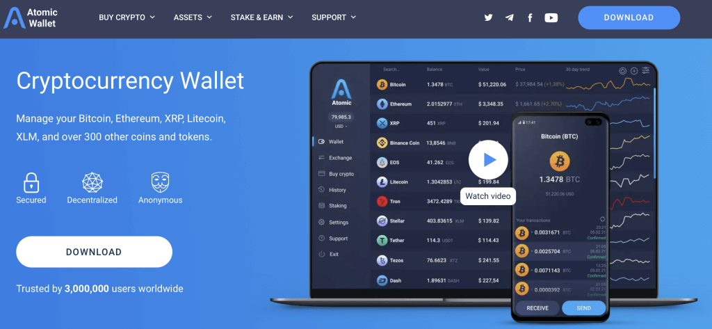 atomic wallet best multi cryptocurrency wallet