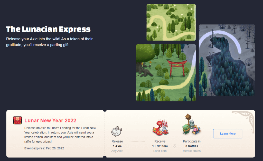 axie marketplace lunacian express