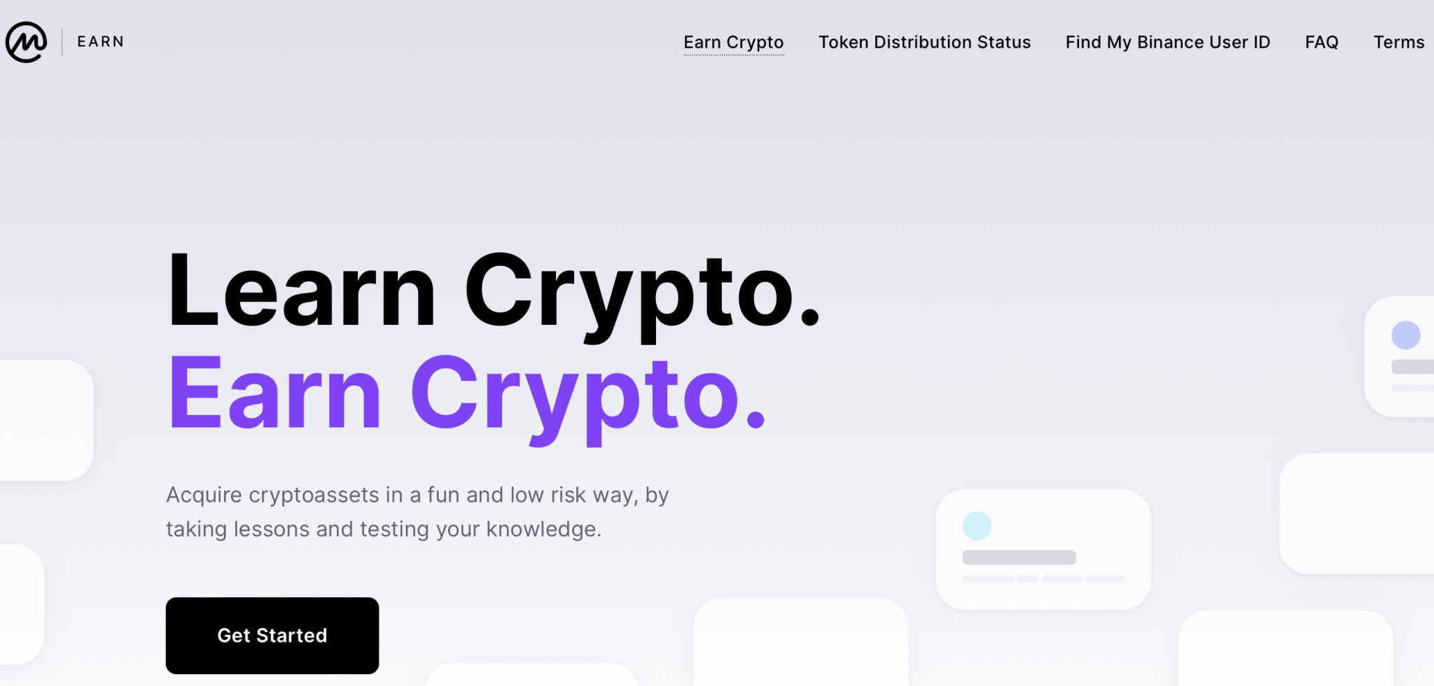 Learning crypto. Crypto earn. learn to earn crypto. earn crypto by learning. play to learn crypto.