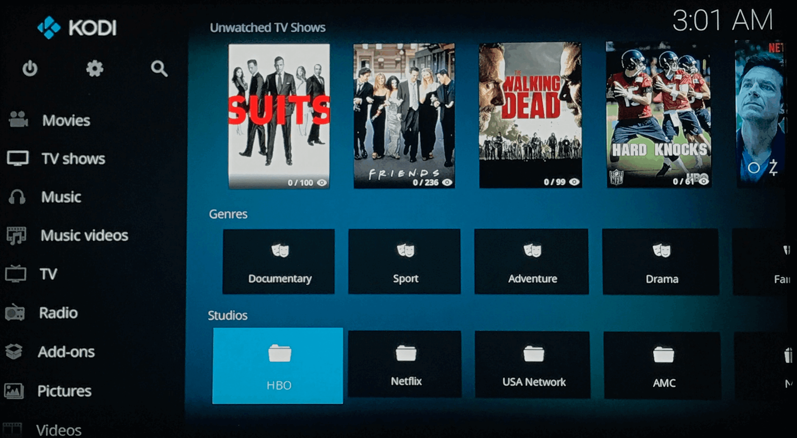 covenant library kodi setup library integration 1