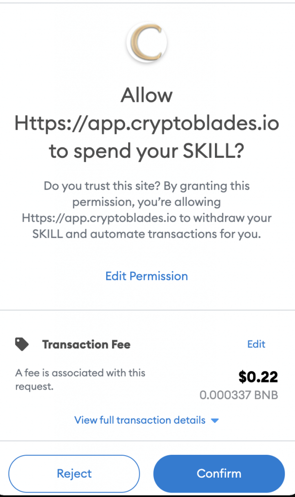 cryptoblades purchase player with skilll