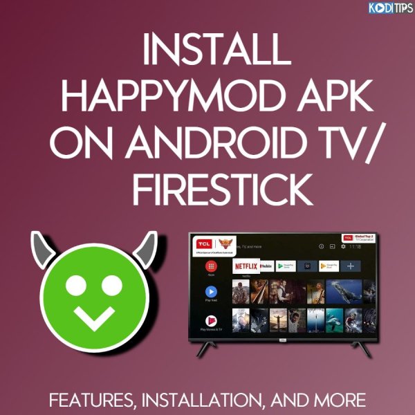 install the happymod apk on android tv / firestick