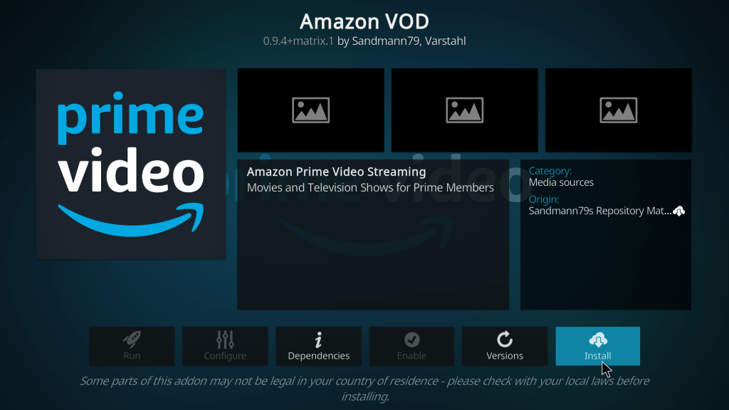 How to Quickly Install the Amazon Prime Video Kodi Addon