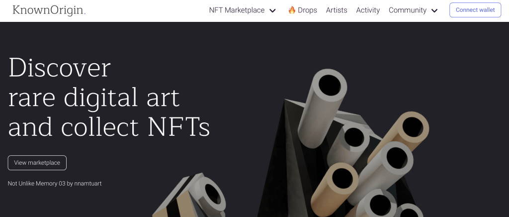 knownorigin best nft marketplace