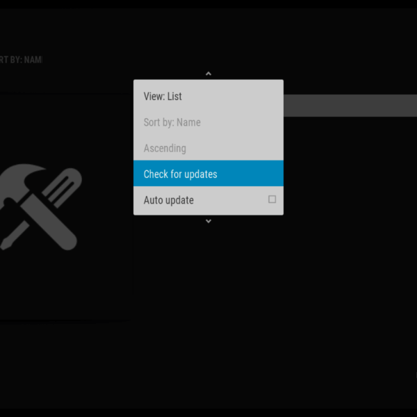 kodi force check for updates