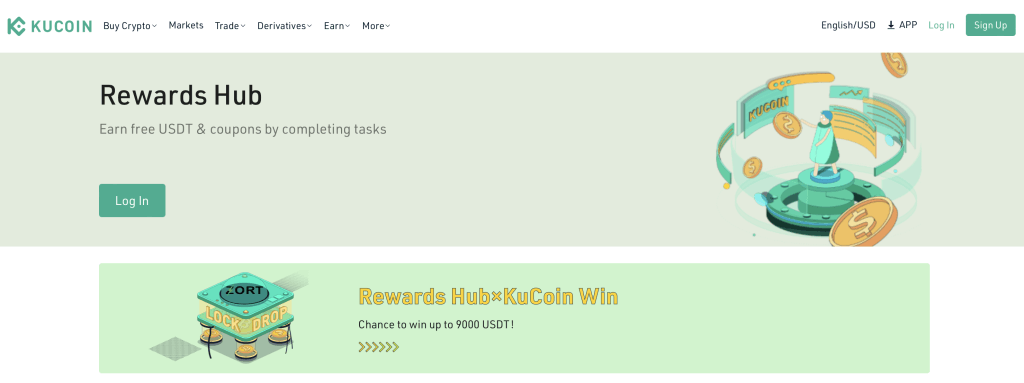 kucoin rewards hub learn and earn crypto