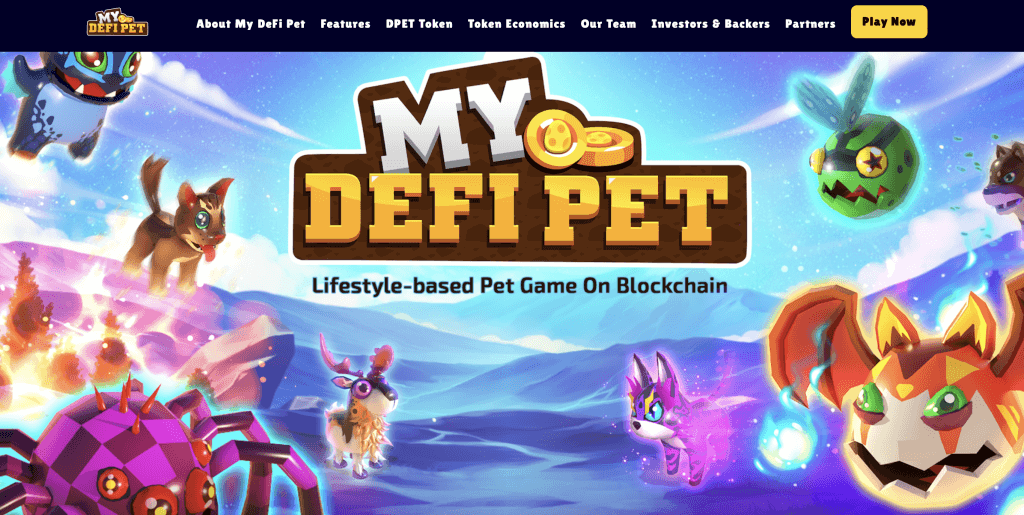 my defi pet crypto game