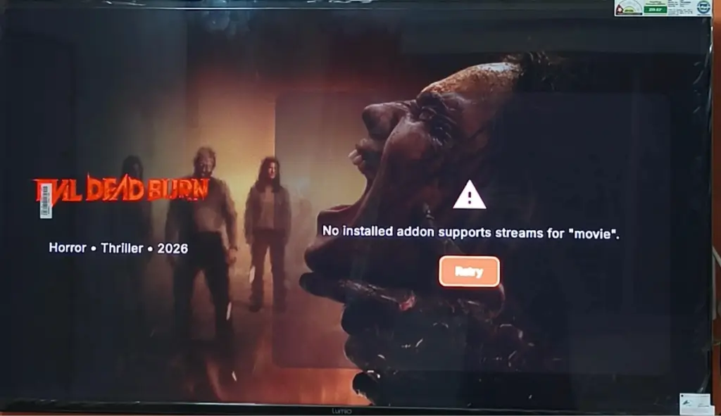 nuvio not working No Installed Addon Supports Streams