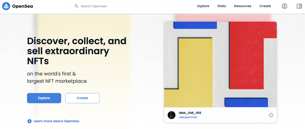 opensea nft marketplace