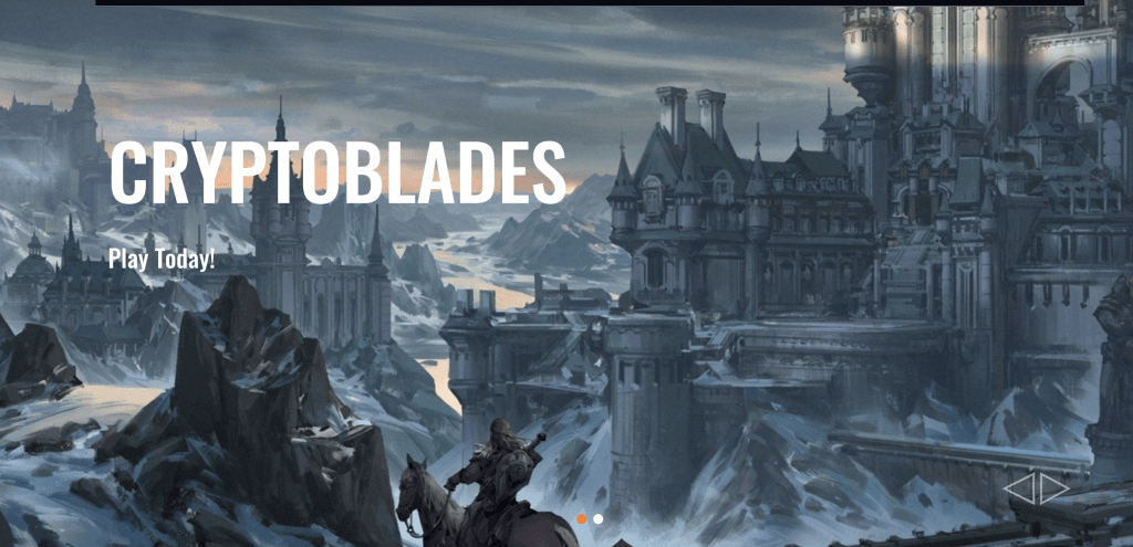 play cryptoblades home page splash