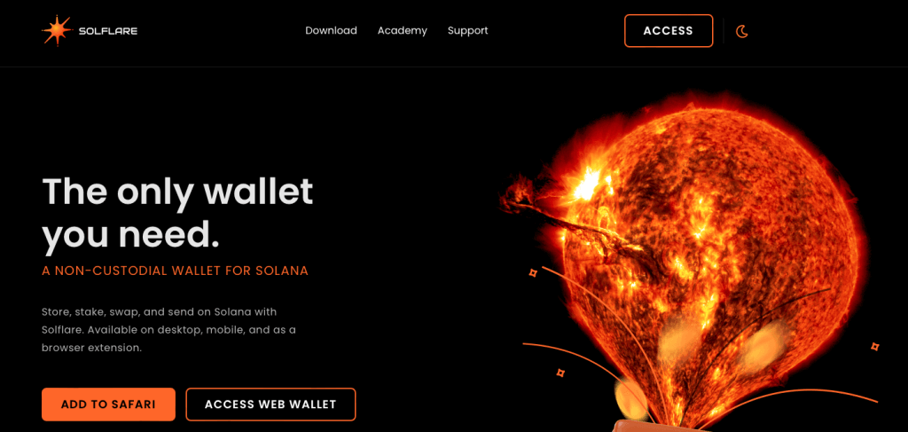 solflare best solana wallet