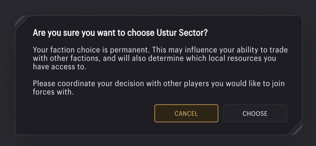 star atlas faction confirmation 