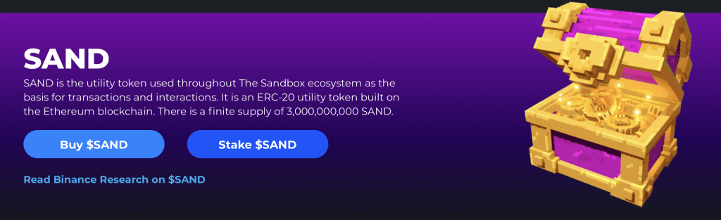 the sandbox sand coin