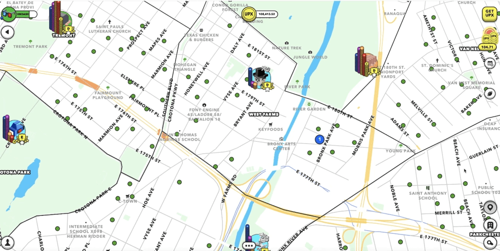 upland crypto game map